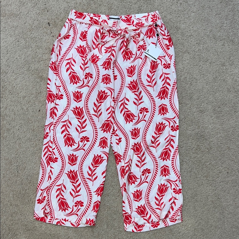 Jules & Leopold Red Floral Kids Bottoms